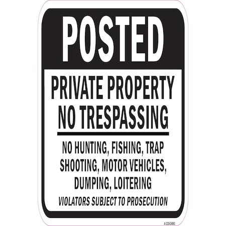 Signmission Safety Sign, 12 in Height, Aluminum, 24861 A-1218-24861